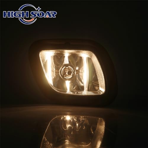 High Soar Fog Light for Freightliner Cascadia (2008-2017) Truck,Front Fog Lamp Assembly Replacement Waterproof Clear for Freightliner Cascadia Driver&Passenger Left&Right Universal Side (A Pair) - Image 5
