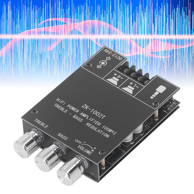 5.0 Channel 100W Stereo Audio Power Amplifier Board DC 12 24V For Home Theater PCB Material - Image 3