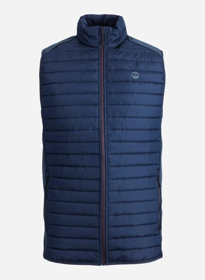 JACK & JONES Jack and Jones JJEMULTI Quilted Look Puffer Gilet