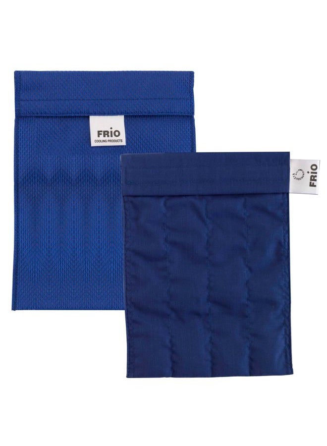 Frio Insulin Cooling Case, Reusable Evaporative Medication Cooler - Large Wallet, Blue - Image 1