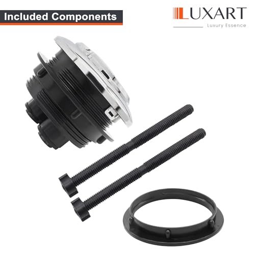 LUXART Replaceable 58mm Round Dual Flush Push Button - Toilet Water Tank Flushing Button| Round Button for Lid Cover of Toilet Water TankLid Hole Should be at Least 58 mm to 68 mm - Image 2