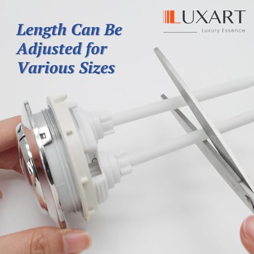 LUXART Replaceable 58mm Round Dual Flush Push Button - Toilet Water Tank Flushing Button| Round Button for Lid Cover of Toilet Water TankLid Hole Should be at Least 58 mm to 68 mm - Image 5
