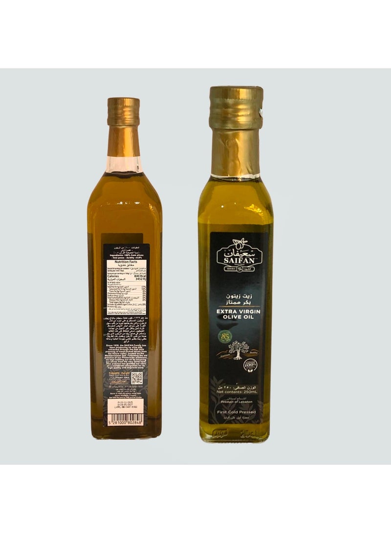 SAIFAN Extra Virgin Olive Oil 250ml | Lebanon - Image 2