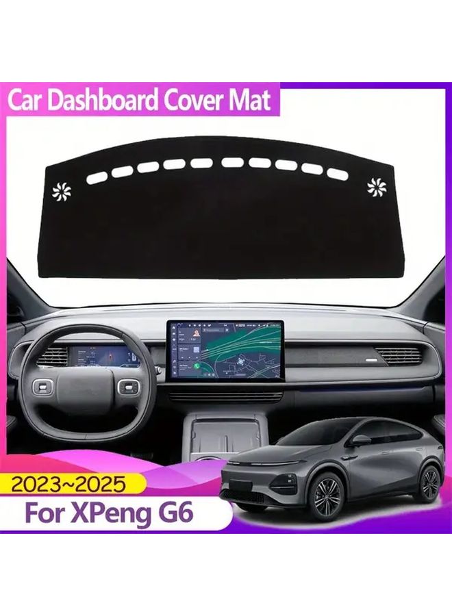 غطاء حماية لوحة القيادة من الشمس لسيارة Xpeng G6 2023-2025 (مقود أيسر) – حصيرة لوحة قيادة مانعة للانزلاق - Image 1