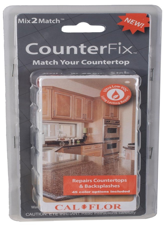 CalFlor CounterFix Mix2Match Countertop & Backsplash Repair Kit - Multi‑Surface (Stone, Tile, Laminate, Concrete, Wood) - Image 1