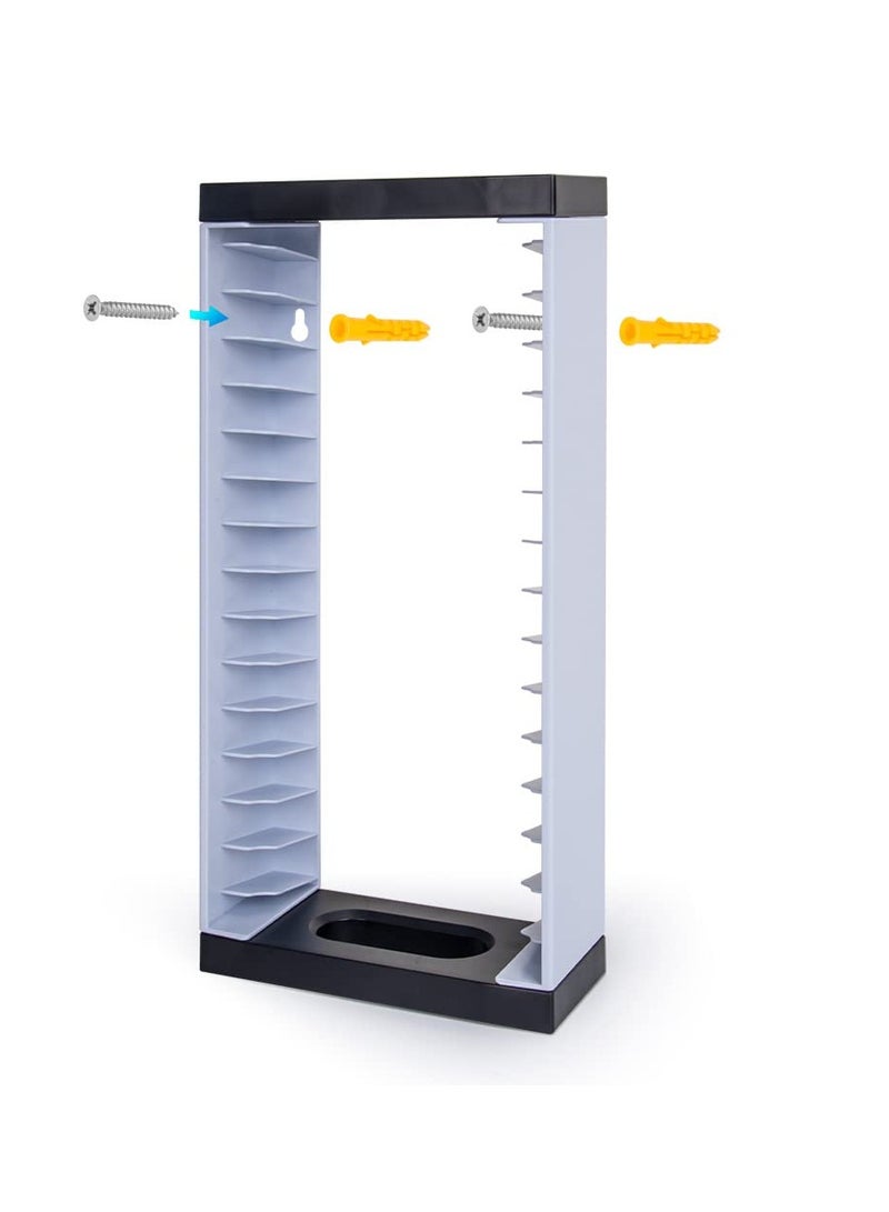 Video Game Disc Gamepad Headset Storage Shelf for PS5/ PS4/ Xbox One/ Xbox Series X/S Multifunctional Wall Mount Holders Stands Gaming Organizer Accessories [video game] - Image 5