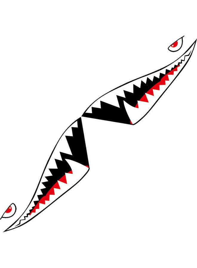 NIBEMINENT Pair Of Shark Reflective Sticker - Image 5