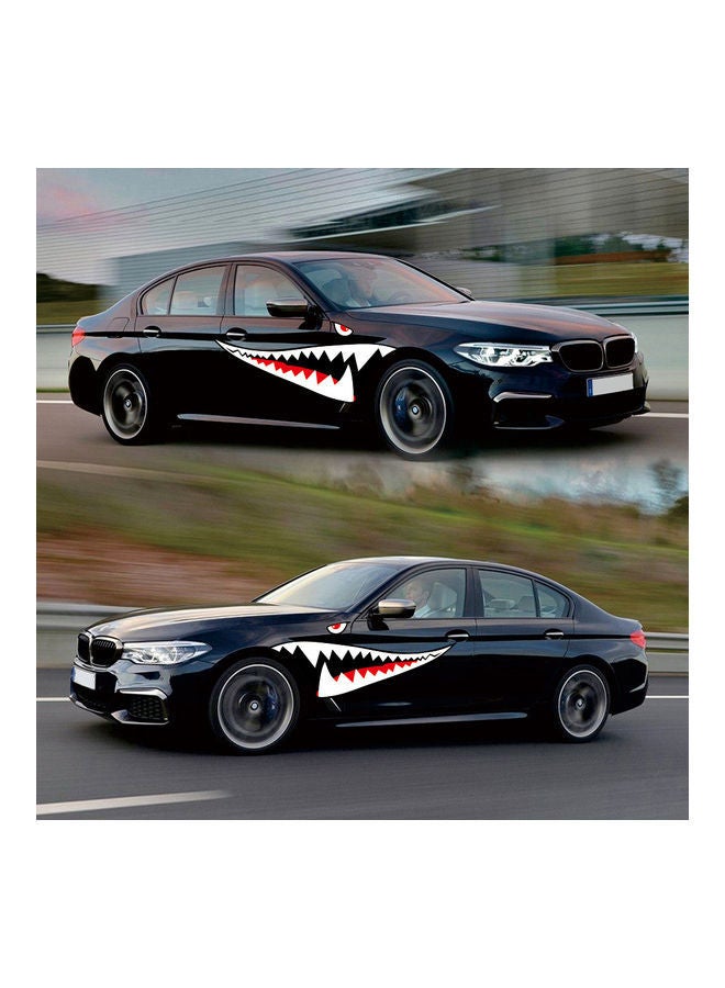 NIBEMINENT Pair Of Shark Reflective Sticker - Image 2