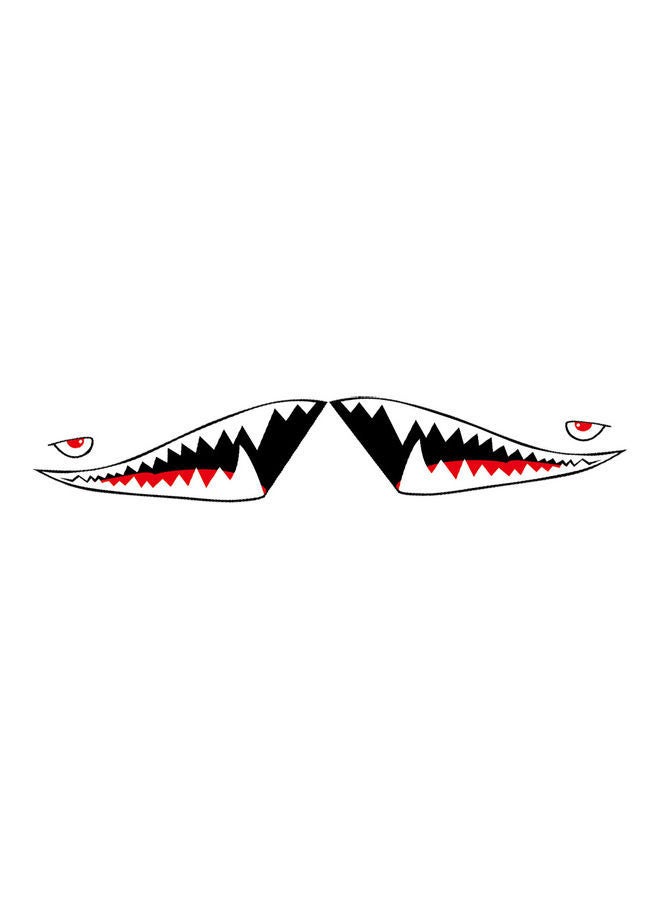NIBEMINENT Pair Of Shark Reflective Sticker - Image 4