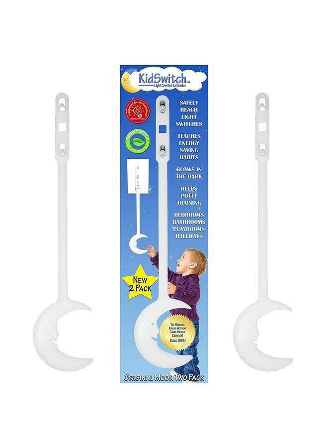 Kidswitch Light Switch Extender For Kids (3 Pack) - Glow In The Dark Toddler Light Switch - Kids Light Switch Extender - Quick Install, Easy Grab Extension, Award Winning - Image 1