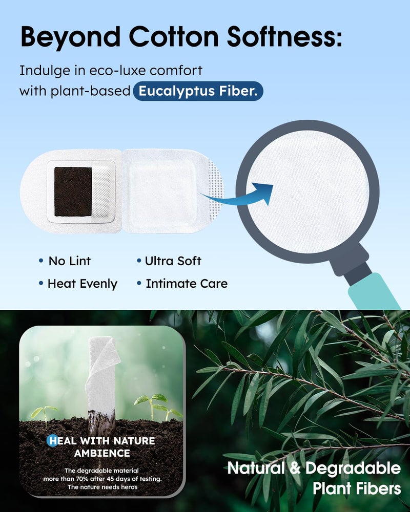 ProCIV 20 Packs Steam Eye Masks for Dry Eyes, Warm Compress Relief for Eye Fatigue & Puffiness, Sleep Heated Eye Mask, Disposable Travel Essentials, Spa Relaxation Gift Women, Party Favors Adults, Blueberry - Image 3