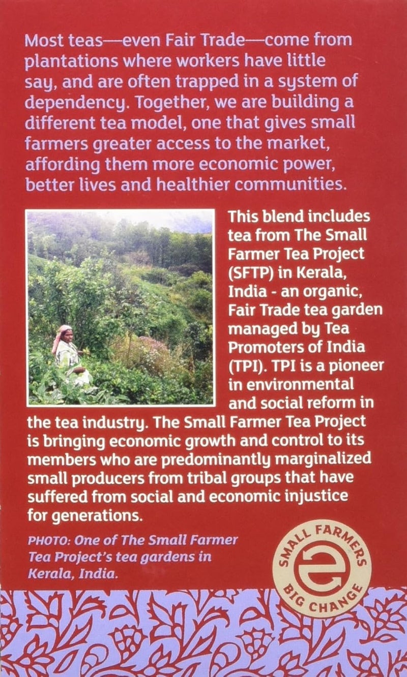 Equal Exchange Organic Black Tea - 20 Tea Bags - Image 2