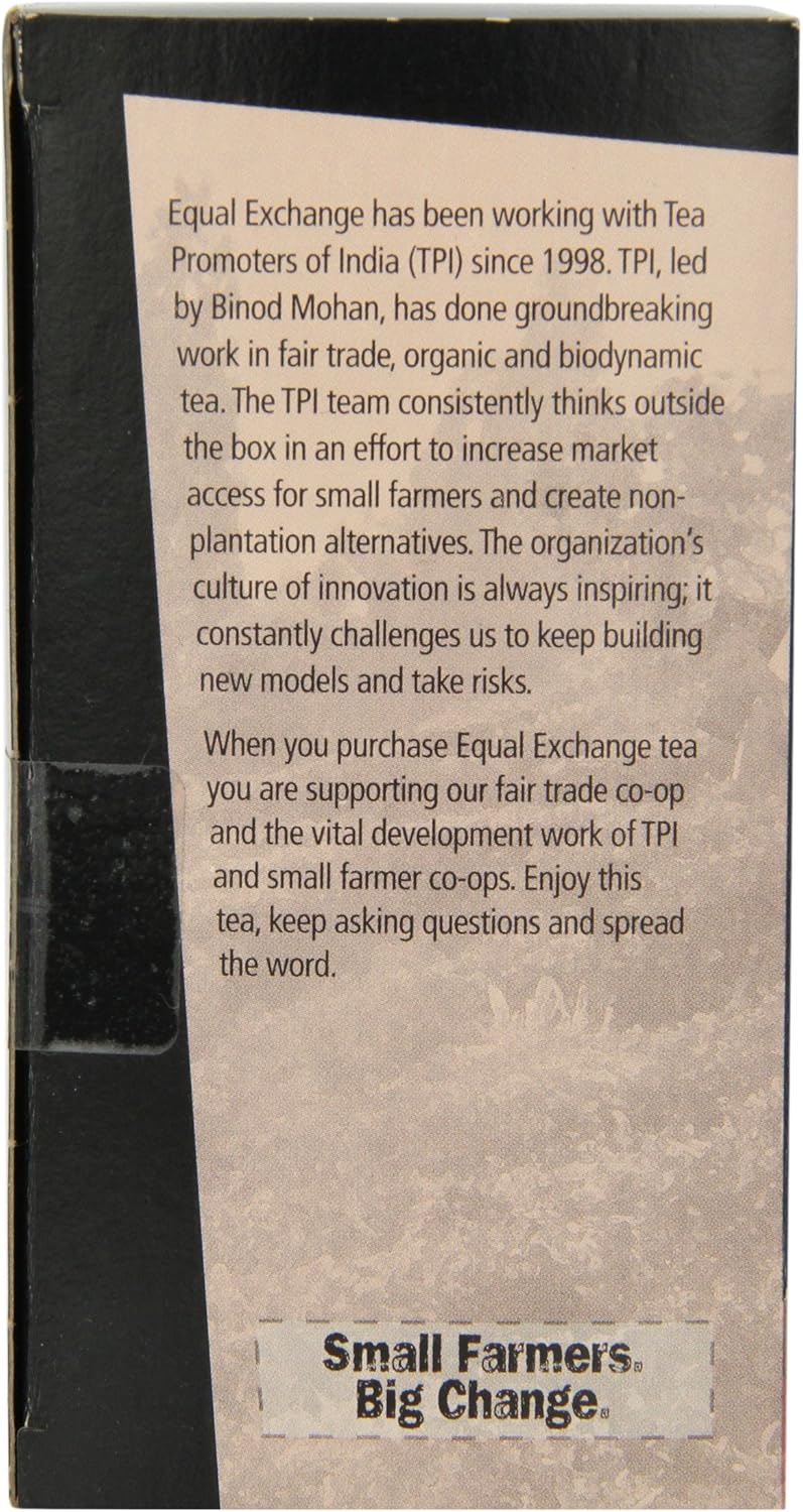 Equal Exchange Organic Black Tea - 20 Tea Bags - Image 4