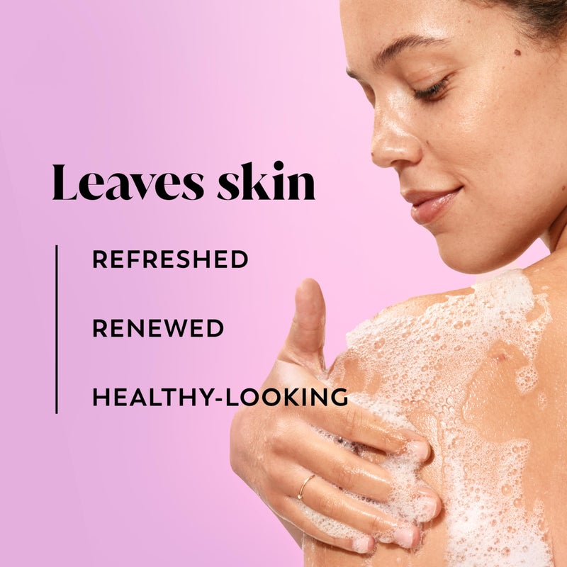 Olay Body Wash for Women, Fresh Radiance, Refreshing & Renewing, Made with Plant Based Cleansers, B3 Botanical Complex, For All Skin Types, Peach & Cherry Blossom Scent, 33 fl oz - Image 2