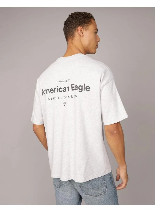 American Eagle AE Oversized Logo Graphic T-Shirt