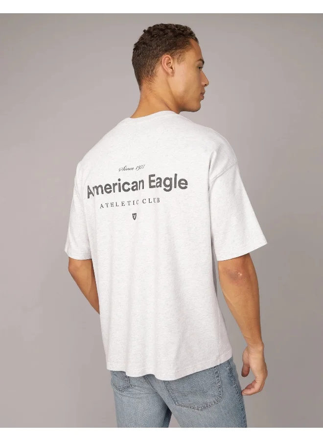 امريكان ايجل AE Oversized Logo Graphic T-Shirt