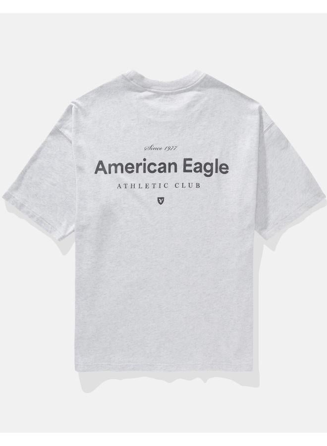 American Eagle AE Oversized Logo Graphic T-Shirt - Image 2