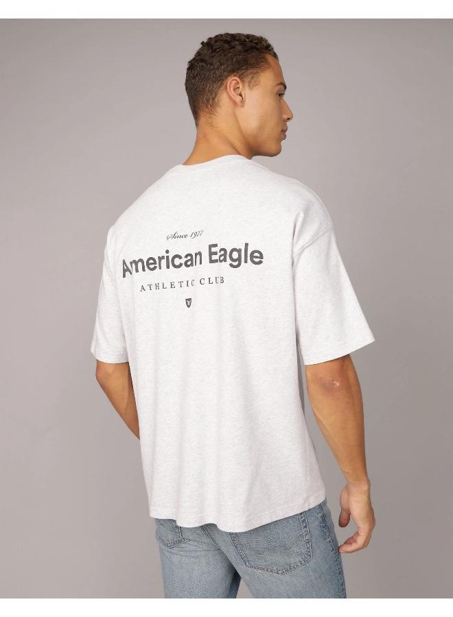 American Eagle AE Oversized Logo Graphic T-Shirt - Image 4