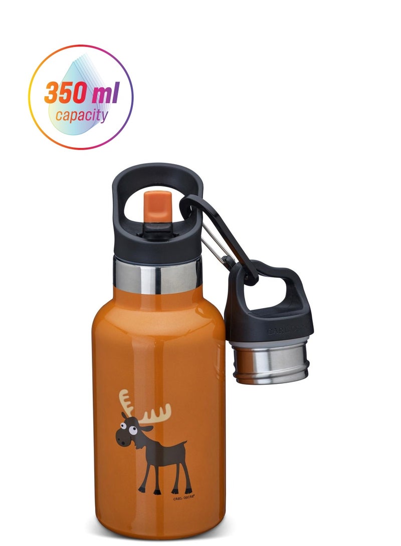 Carl Oscar Sweden Tempflask™, Kids 0.35 L - Orange - Image 1