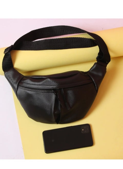 Tony Women's Crossbody Bag - Practical, Comfortable and Light - Free to Move - Black - 3 Zippers