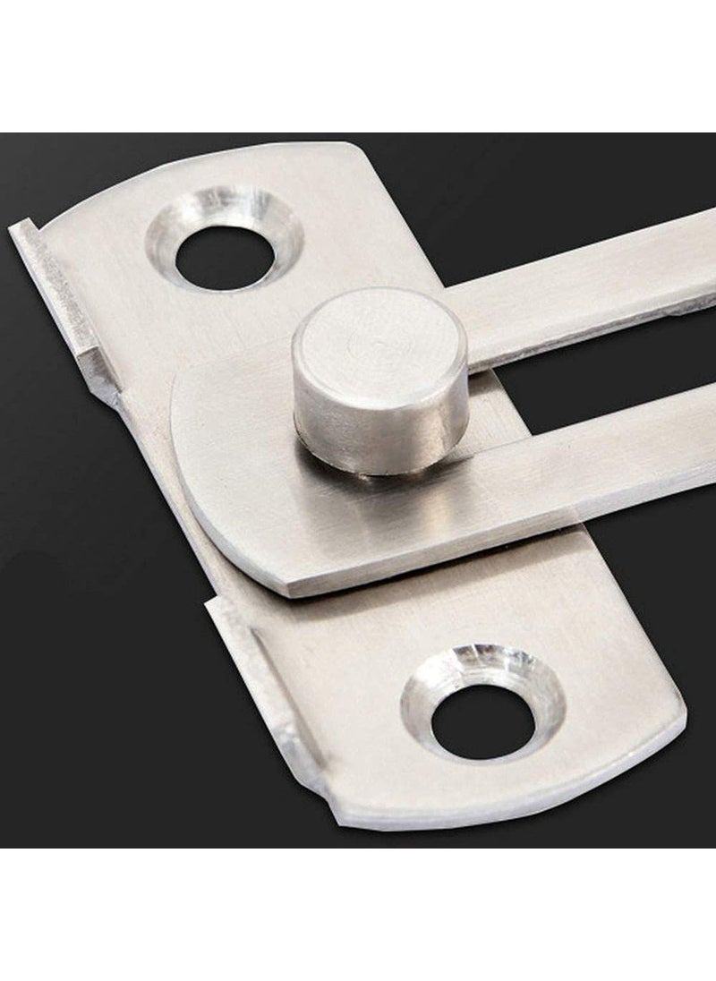 DIY Crafts DIY Crafts CTDIYHI56227 44259 Inch 90 Degree Right Angle Door Latch Hasp Bending Latch Barrel Bolt with Screws for  - Image 5