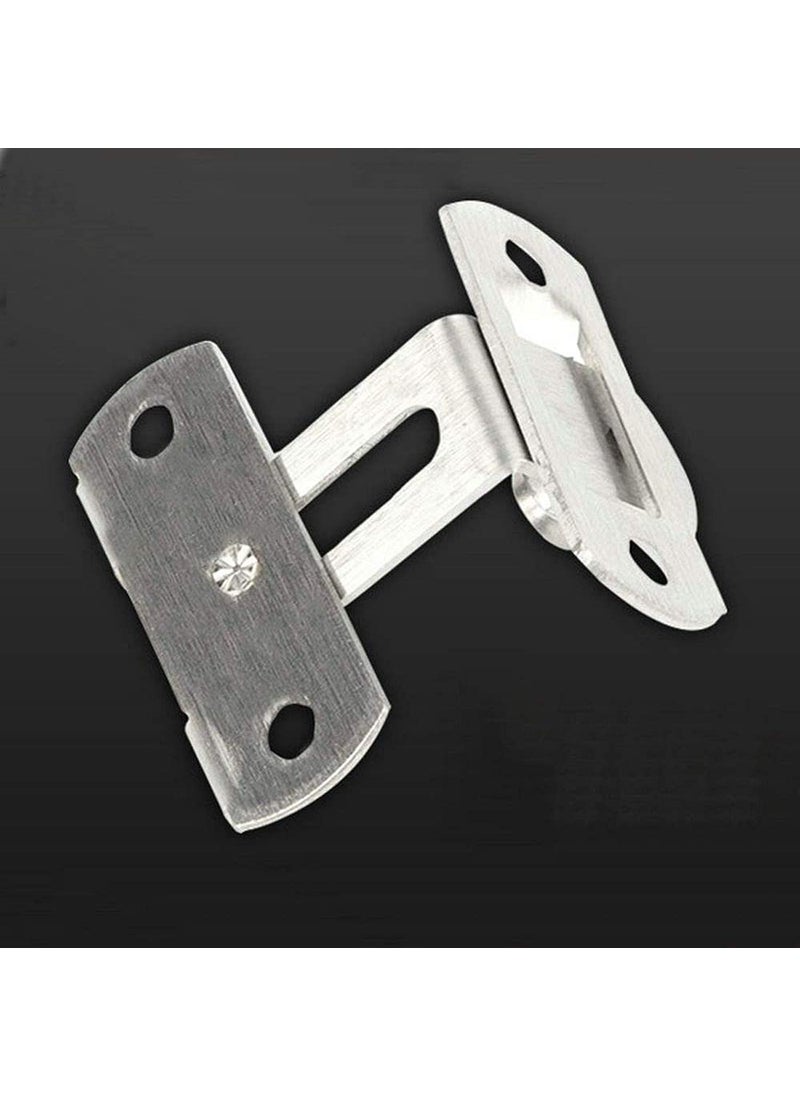 DIY Crafts DIY Crafts CTDIYHI56227 44259 Inch 90 Degree Right Angle Door Latch Hasp Bending Latch Barrel Bolt with Screws for  - Image 4