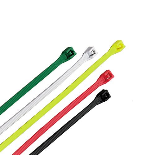 Calterm 71110 4"x8"x11" Nylon Cable Tie, Black & Natural, Assorted - Image 2