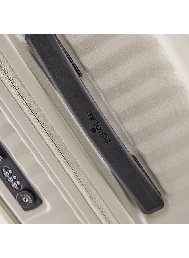 إيكولاك Echolac Front-opening Luggage، حقيبة ترولي قابلة للتمديد، شنطة سفر عالية الجودة TSA PC183F، 20 بوصة، لون شاي الحليب - Image 5