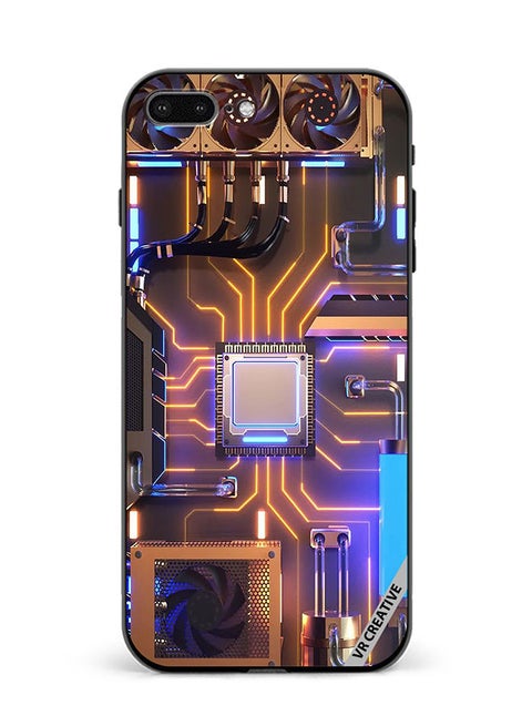 Protective Case Cover For Apple iPhone 7 Plus/8 Plus Server Design Multicolour