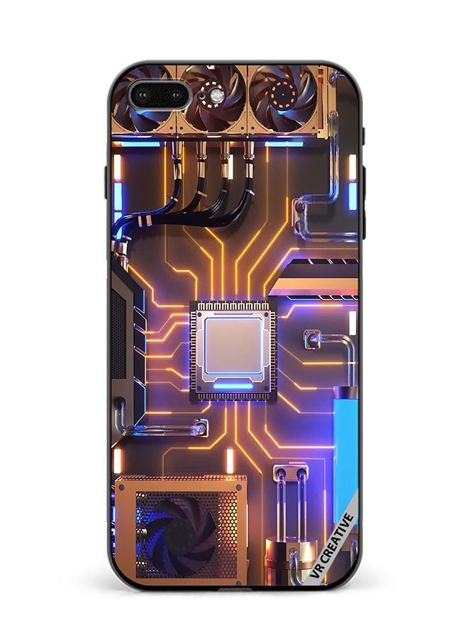 Protective Case Cover For Apple iPhone 7 Plus/8 Plus Server Design Multicolour