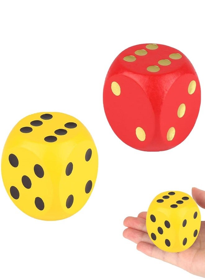 BdelrinQue 2Pcs Dice Cube, Big Dic, Big Dice Cube for Games Suitable for Tabletop Games, Backyard Parties and Camping Trips(5 * 5 * 5CM) - Image 1