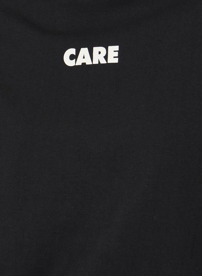 Styli Oversized Slogan Print Round Neck T-Shirt - Image 4