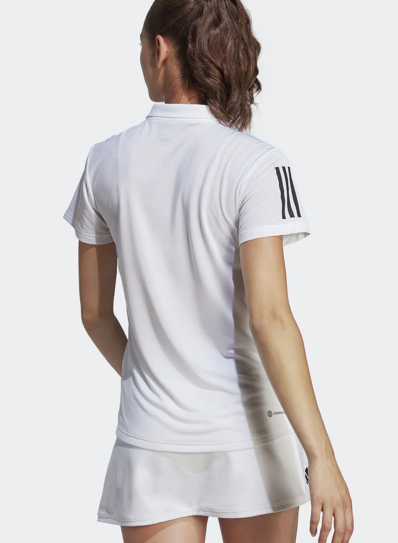 adidas تيشيرت كلوب تنس بياقة بولو