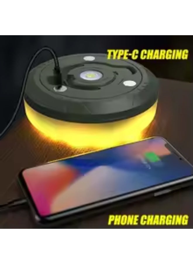 Evva Camping String Lights, 10-Meter Multi-Shaped Light with Large Multi-Light/Shaped Head, Rechargeable, Waterproof Hanging Illumination for Camping, Tent, Garden Decor, Festivals, and Parties" - Image 5