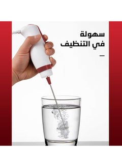 دي اس بي مضرب يدوي للفوم، خلاط كهربائي لمشروب القهوة، صانع الرغوة، خلاط كهربائي متين KA3069 (احمر)  - Image 4