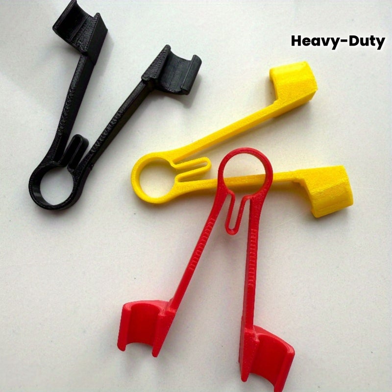 2pcs Red Single Handed Multimeter Clamp Practical Probe Holder One Hand Assist Tool Securely Holds Instrument Pointer For Adjusting Devices Recording Data Universal Compatibility For Common Pointed Probes Circuit Repair Accesories - Image 1