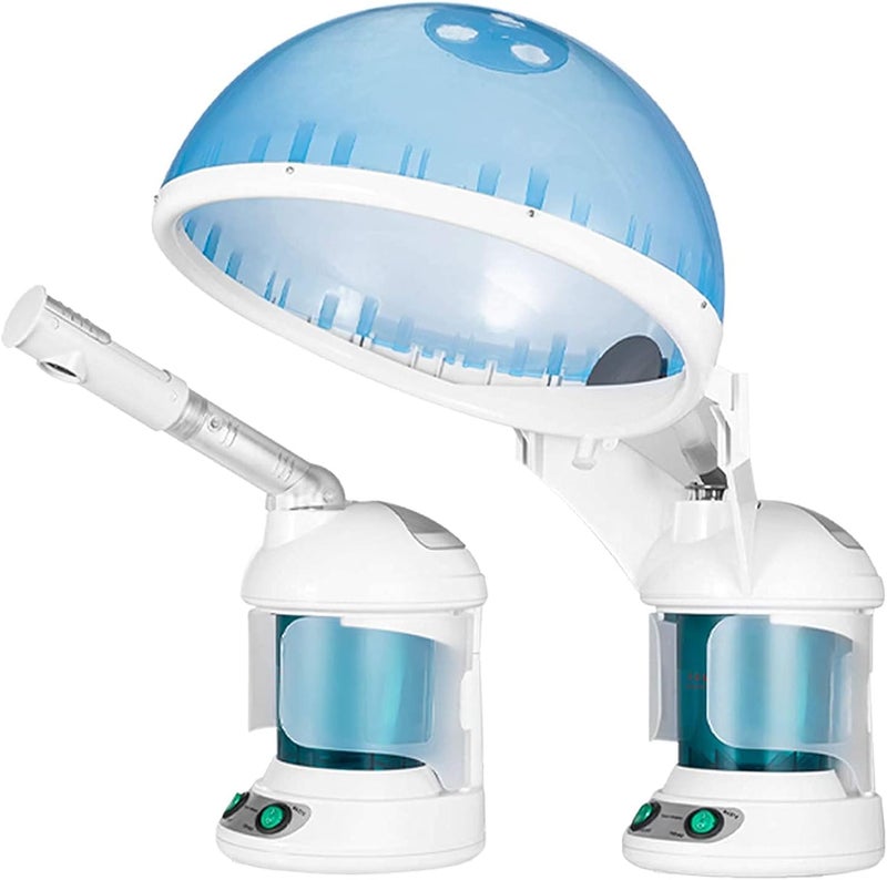 2 in 1 Hair and Facial Steamer, Hair Steamer, Face Steamer, Hair Humidifier, Hot Mist Moisturizing, Hydration System Sprayer, Personal Care Use, Home and Salon - Image 1