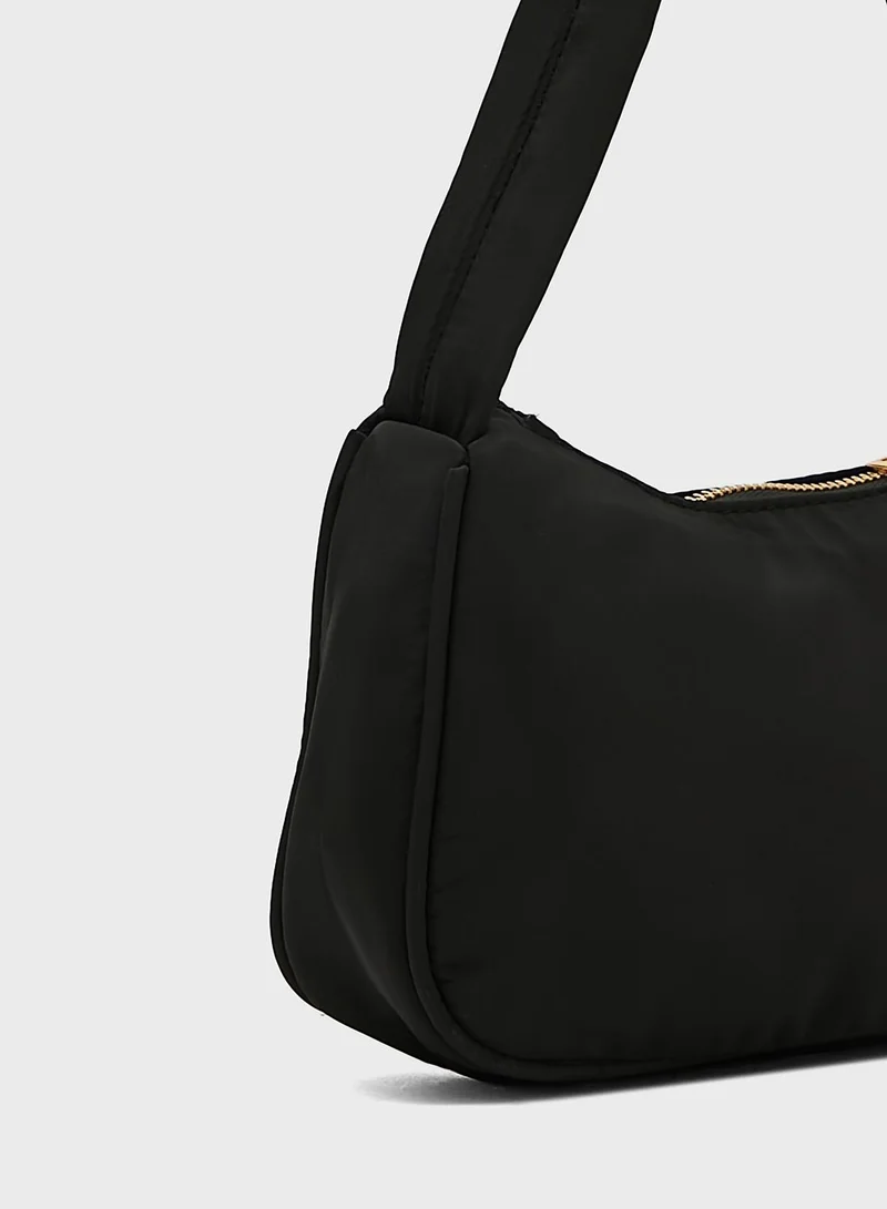 Ginger Satin Shoulder Bag