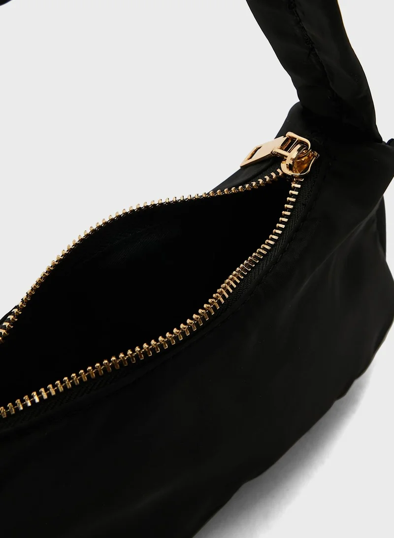 Ginger Satin Shoulder Bag