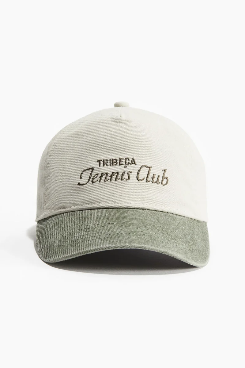 H&M Embroidered-motif twill cap