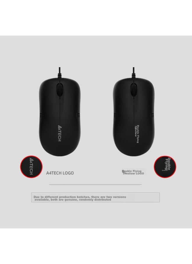 A4TECH A4tech Wm-100 Wired Mouse, Laptop And Desktop Computer Office Home Portable Mouse, Usb Interface, Black  - Image 2