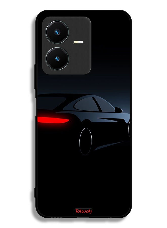Tolwak Vivo Y22s Protective Case Cover Dark Car - Image 1
