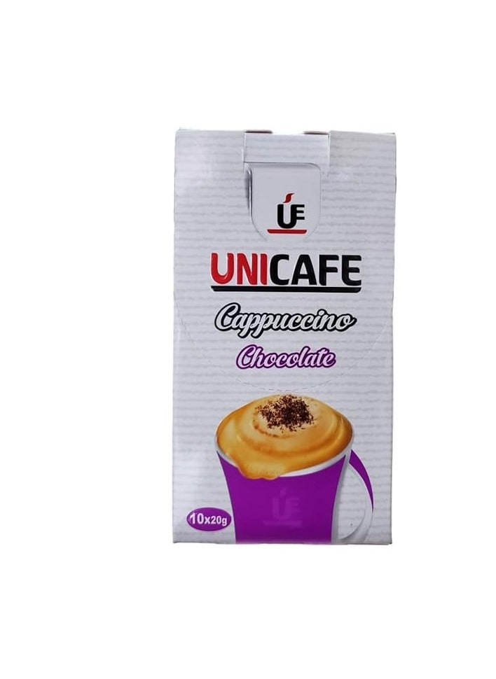 UniCafé - UNICAFE Cappuccino Chocolate 10*20 g - Image 1