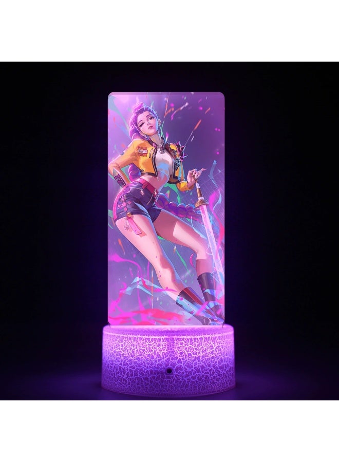 K-Pop Demon Hunters movie peripheral printed remote control 16-color night light is the best gift for family and friends