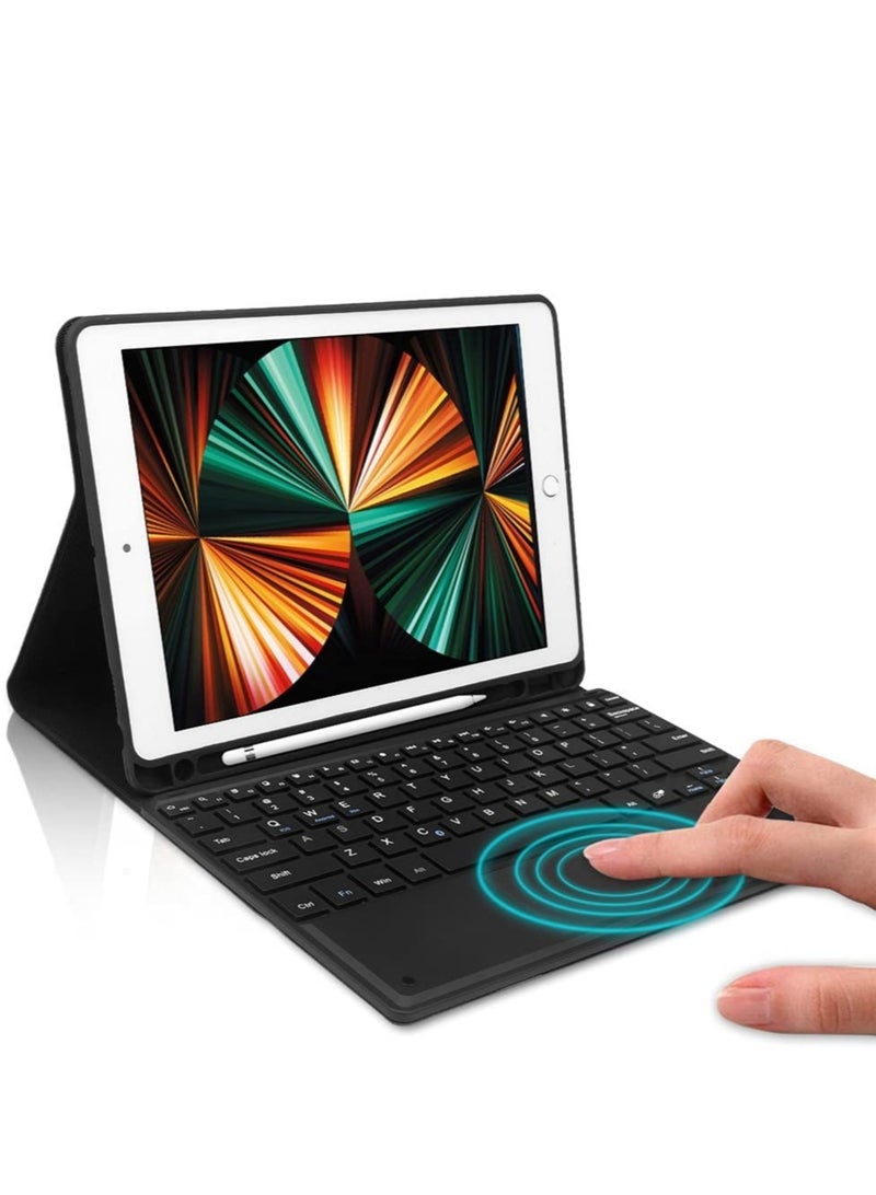 Ipad 97 Keyboard Case for 6Th Generation 2018, 5Th Gen 2017, Air 2 & Air, Pro 97, Wireless Bluetooth Touchpad Keyboard, Protective With Pencil Holder - Image 2