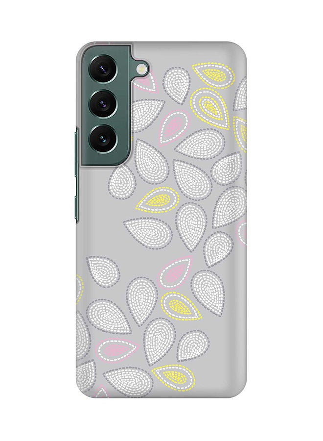 Stylizedd Case for Samsung Galaxy S22 5G Slim Snap Classic Series Shield Matte Finish Print - Teardrop Stitches - Image 1