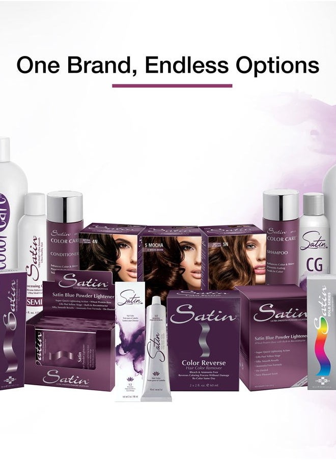 Satin Smooth Satin Hair Color - ultra vivid fashion colors - 3N - Dark Brown  - Image 5