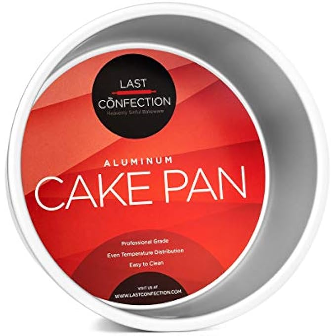 LAST CONFECTION 7 x 4 Aluminum Round Cake Pan  Professional Bakeware - Image 1