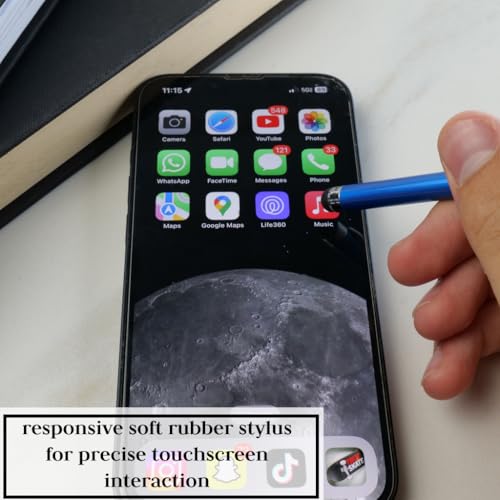 Monteverde USA Poquito Stylus Pen - Black | Compact Metal Ballpoint Pen with Capacitive Stylus | Refillable with D1 Standard International Mini Ballpoint Refills - Image 5