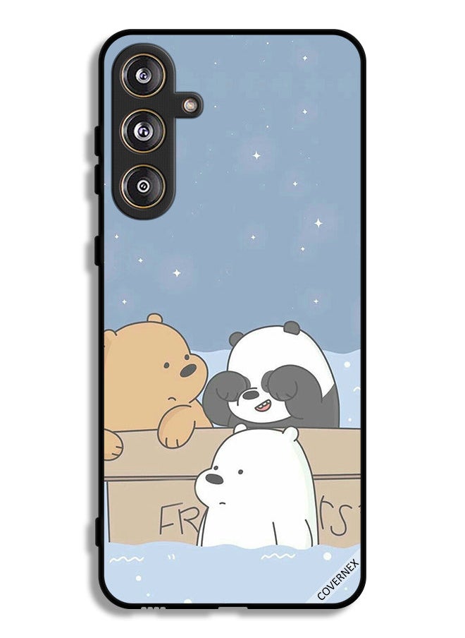 Covernex Samsung Galaxy M55 5G Protective Case Cover Bear Friends  - Image 1